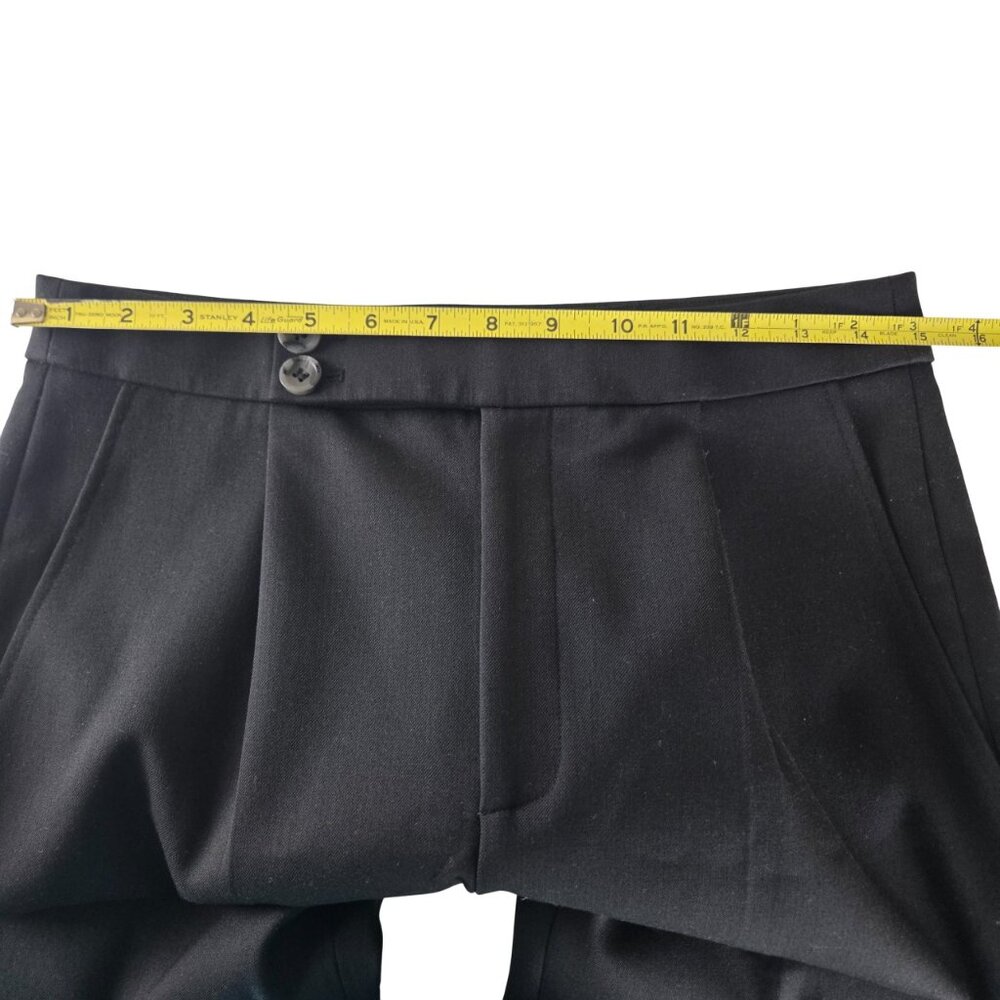 Ted Baker Popieyt Slim Tapered Pleated Pants, Baker Size 2, US 6 Black, Like New - Picture 12 of 15